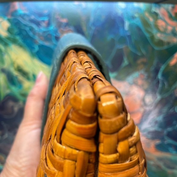 Tory Burch Rattan and Leather Clutch - Picture 10 of 10